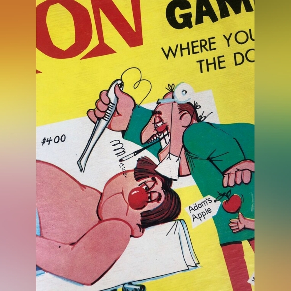 Operation board game 1965 Vintage Dr. Smoking‎ 🚭